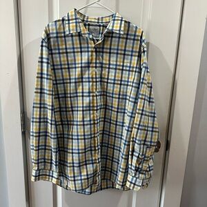 L.L.Bean Men’s Plaid Button Down Shirt | Large | Traditional Fit